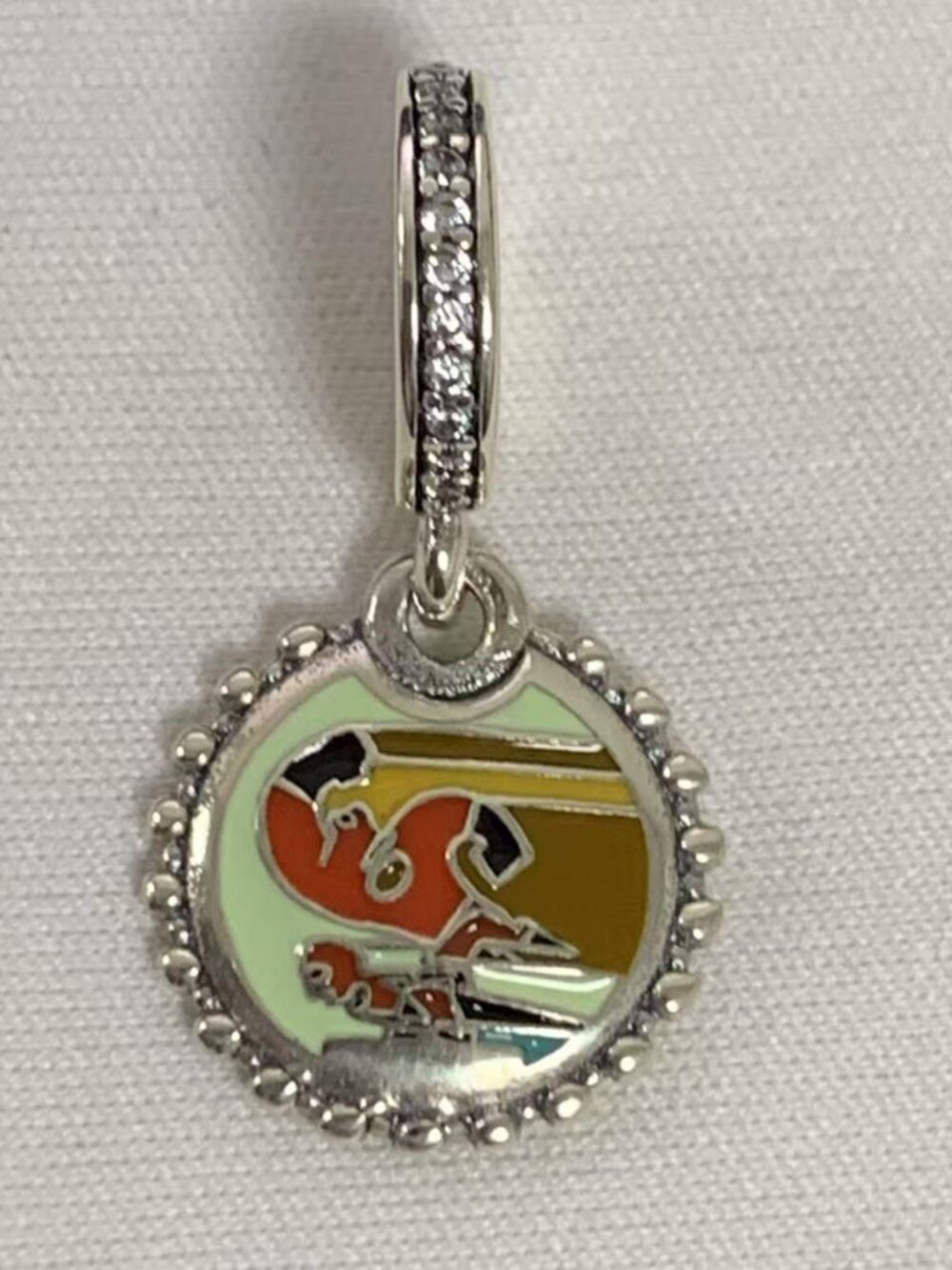 Pandora Disney Park "Superman Adventure" Special Edition Charm, S925 Silver
